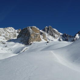 Le Grand Châtelard (2816m) et la pointe de la Fournache (3642m)